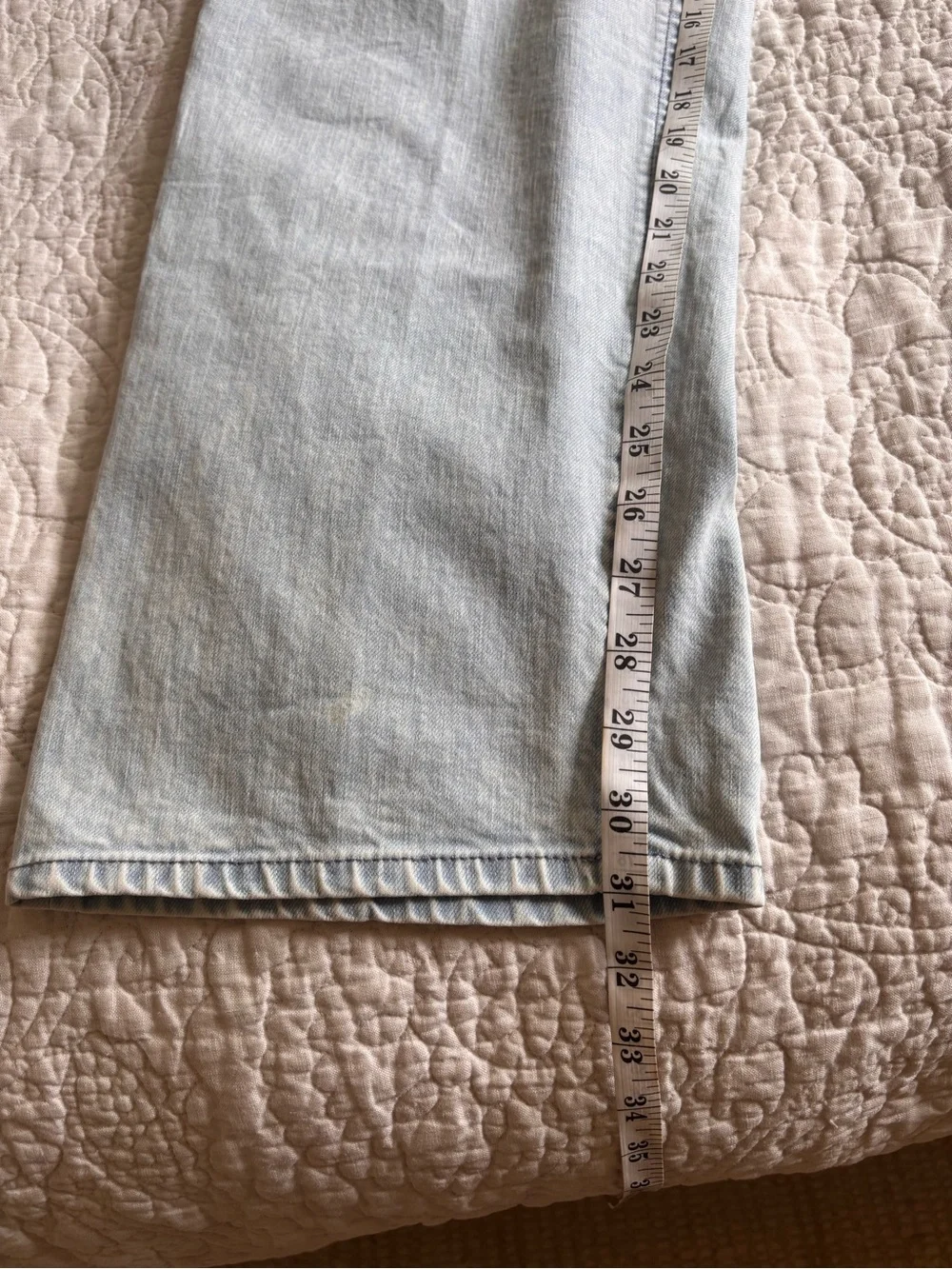 Tibi Bleached Denim Sam Carpenter Jean Women’s Size 28